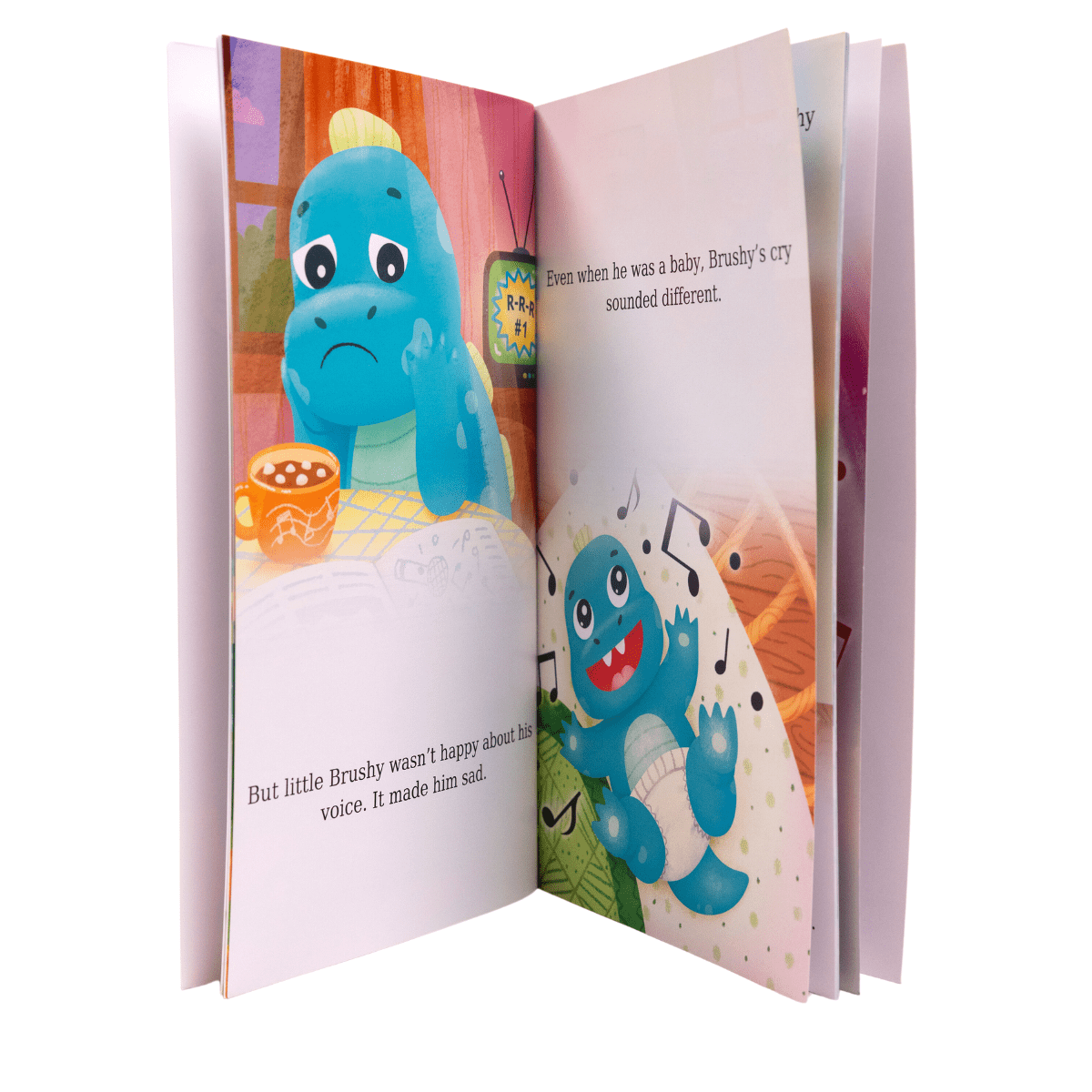 Dinosaur toothbrush book