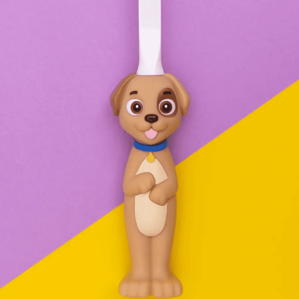 Toothbrush featuring Petey the Puppy design