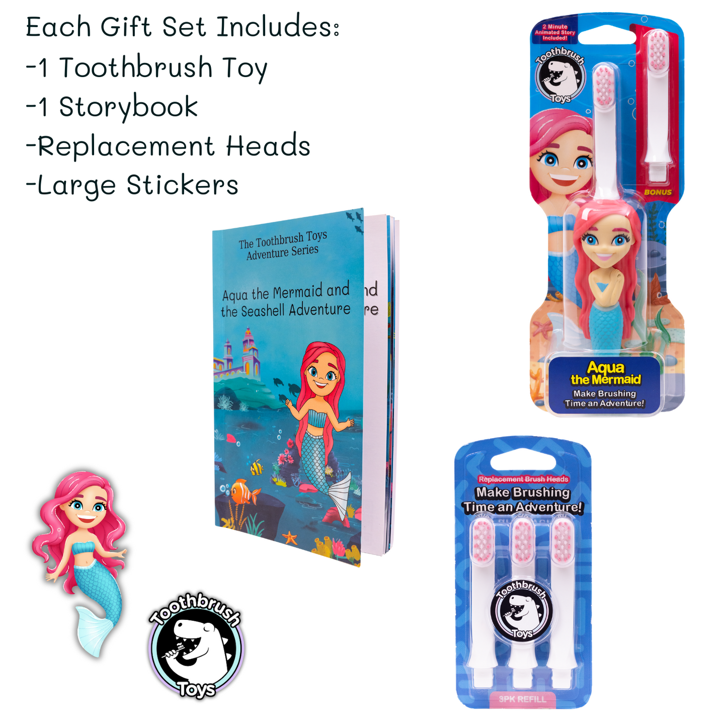 NEW! The Toothbrush Toys Gift Set