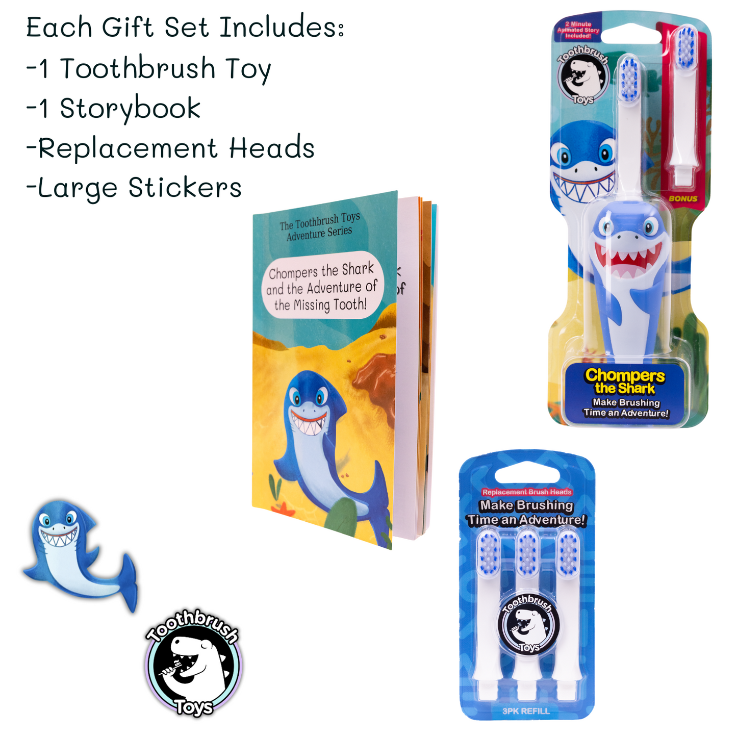 NEW! The Toothbrush Toys Gift Set