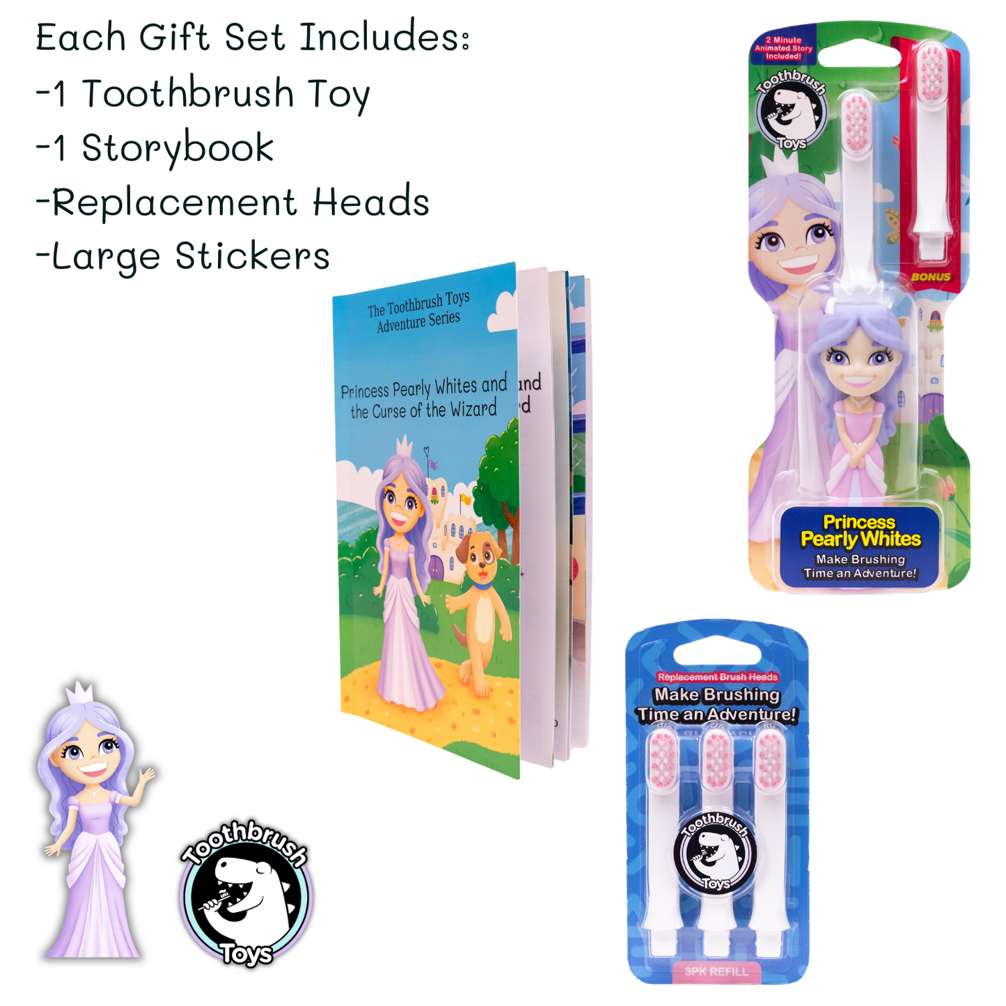 NEW! The Toothbrush Toys Gift Set