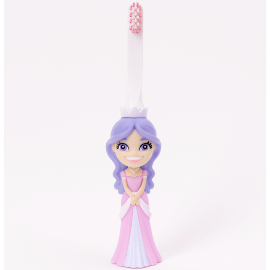 Princess Pearly Whites toothbrush with a princess-themed design